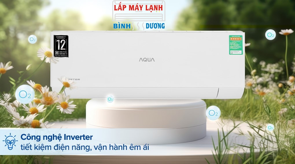 Máy lạnh AQUA Inverter 1 HP AQA-RV10QA2