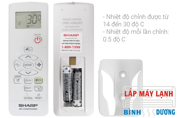 Máy lạnh Sharp Inverter 2 HP AH-X18ZEW